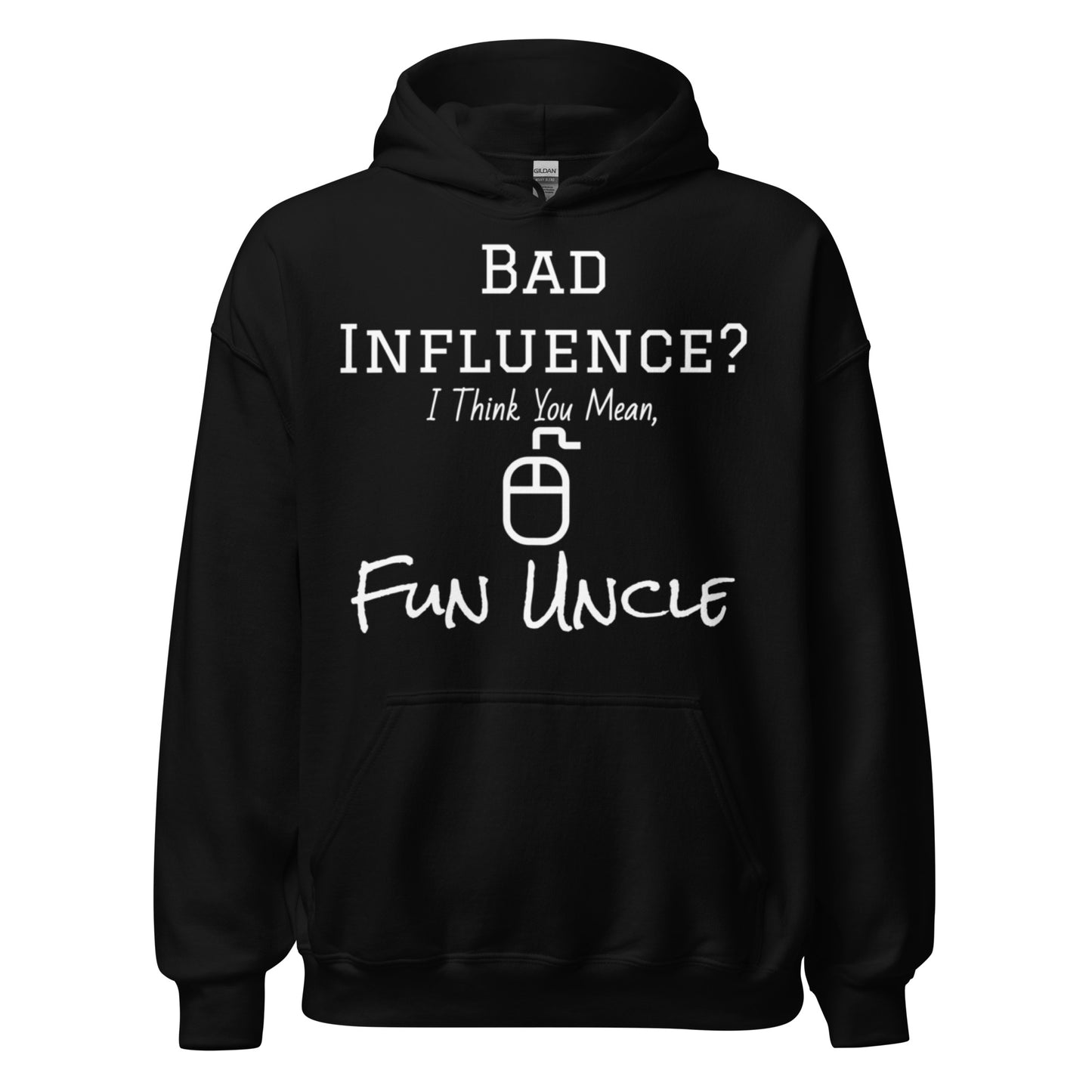 Gamer Uncle - Black Hoodie - PC Player