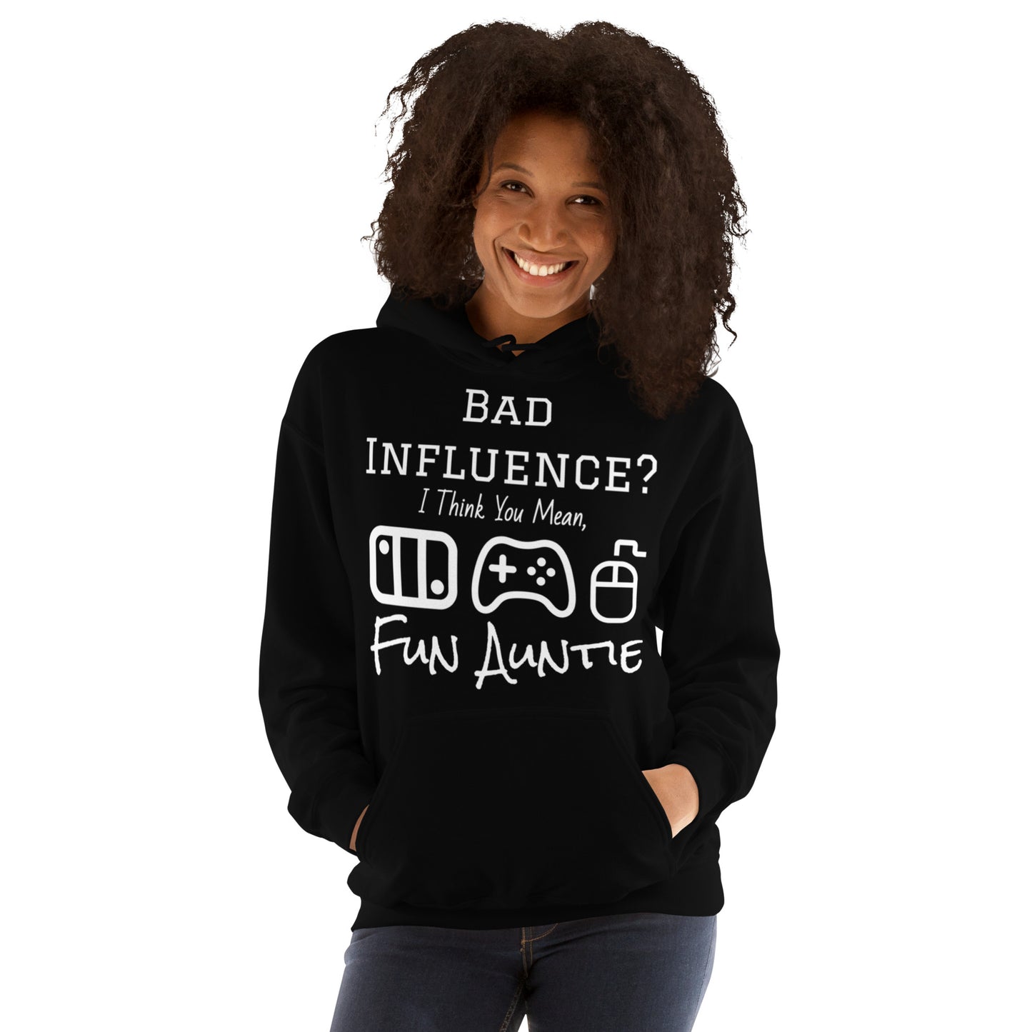 Gamer Auntie - Black Hoodie - All Inclusive Player