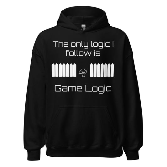 Game Logic - Unisex Black Hoodie