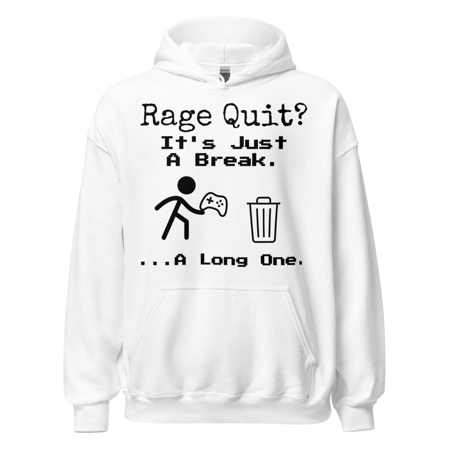 Rage Quit - White T-shirt