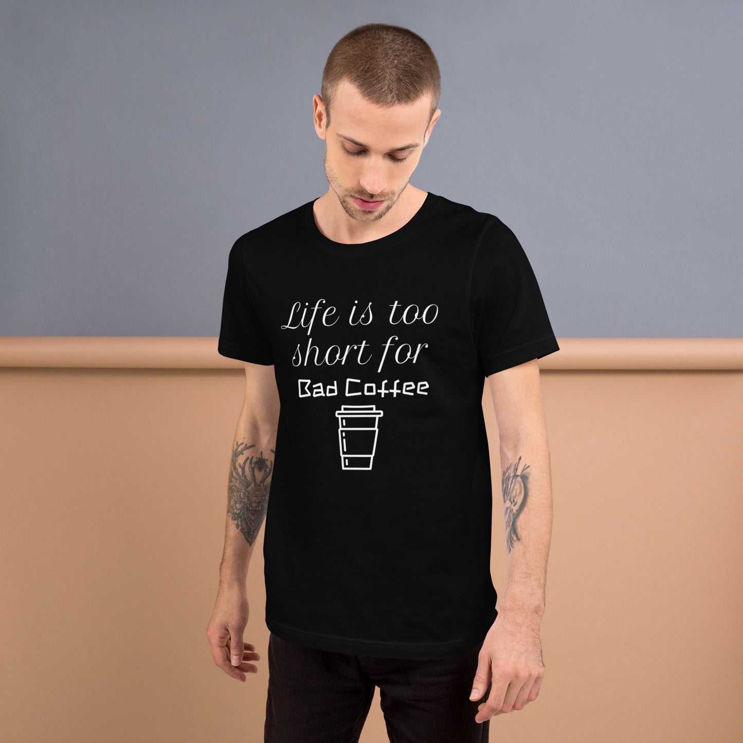 Bad Coffee - Black T-Shirt