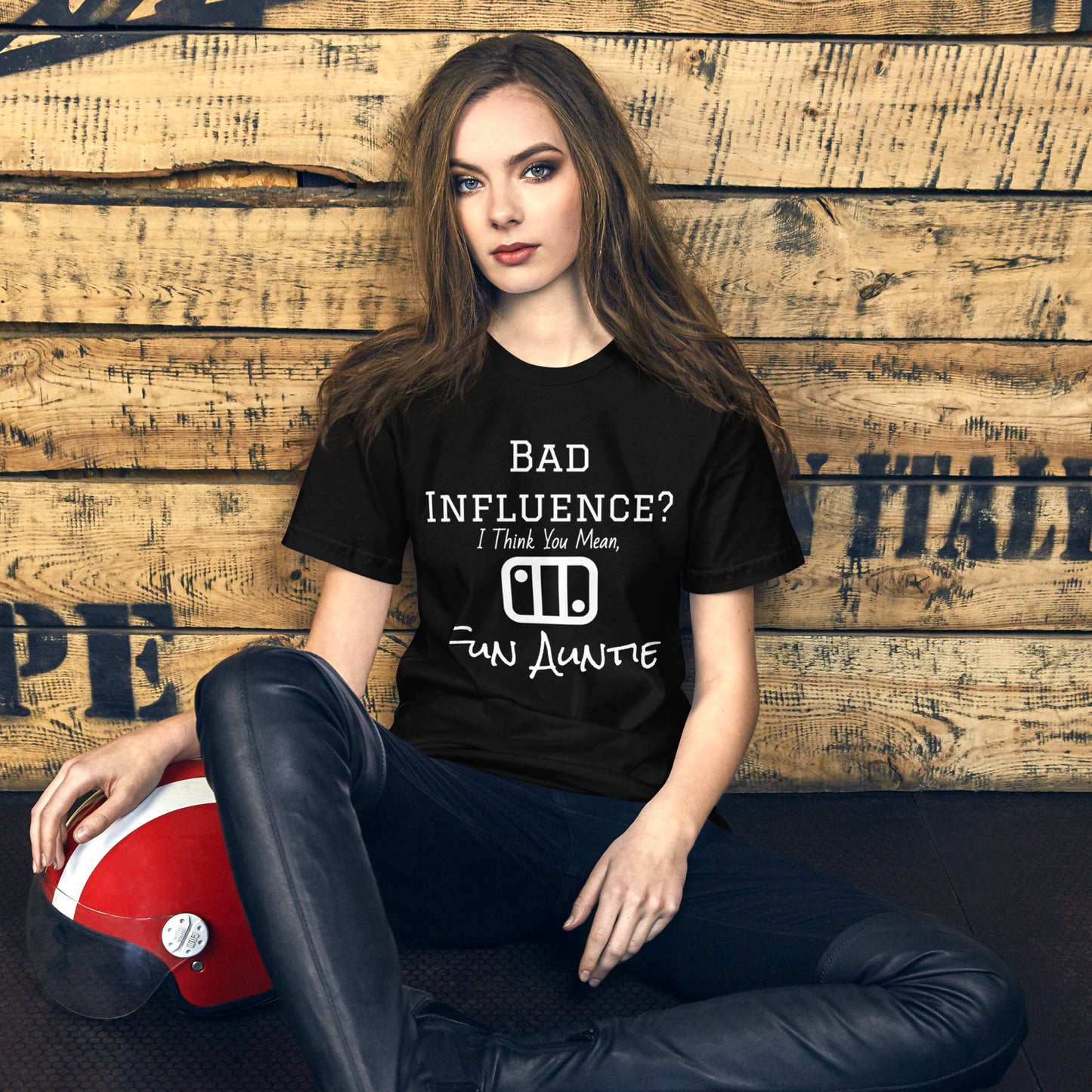 Gamer Auntie - Black T-Shirt - Switch Player