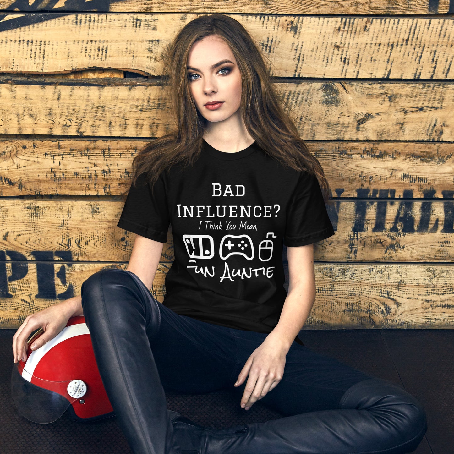 Gamer Auntie - Black T-Shirt - All Inclusive Player