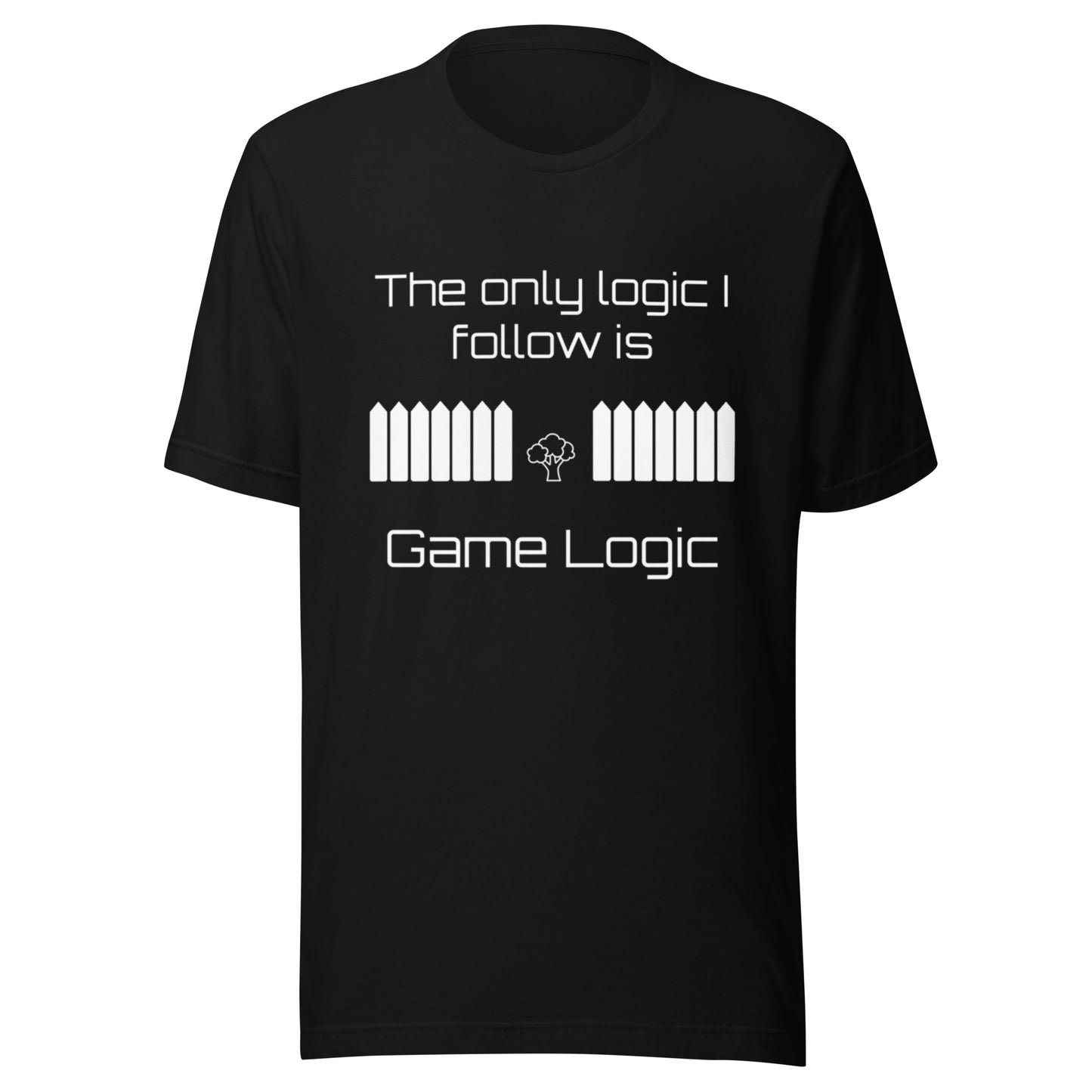 Game Logic - Unisex Black T-Shirt