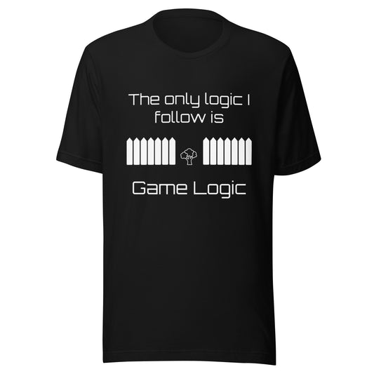 Game Logic - Unisex Black T-Shirt