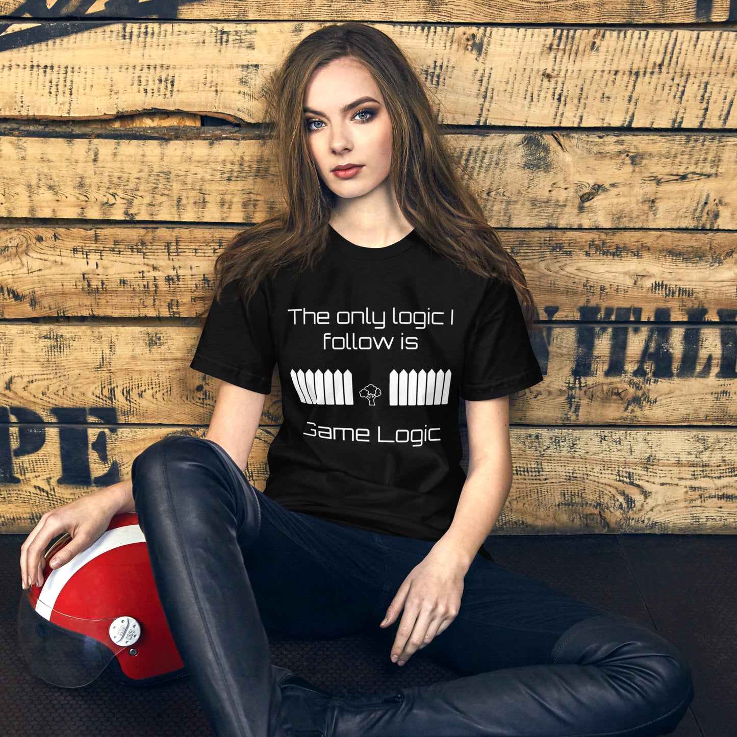 Game Logic - Unisex Black T-Shirt