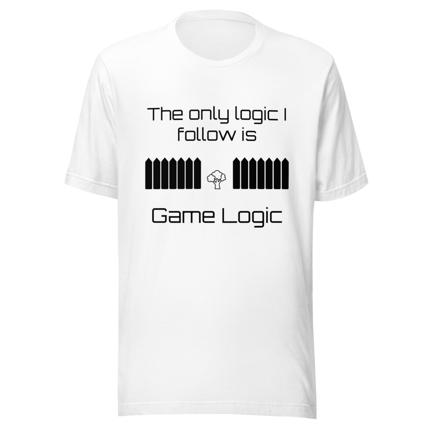 Game Logic - Unisex White T-Shirt