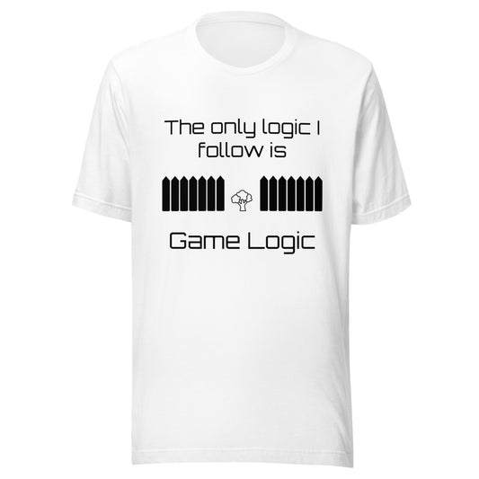 Game Logic - Unisex White T-Shirt