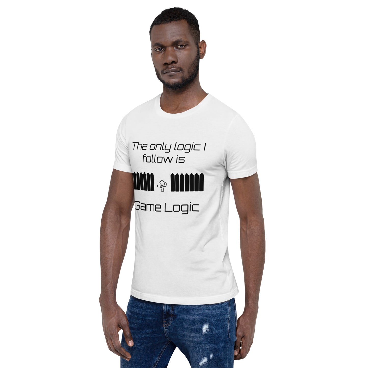 Game Logic - Unisex White T-Shirt