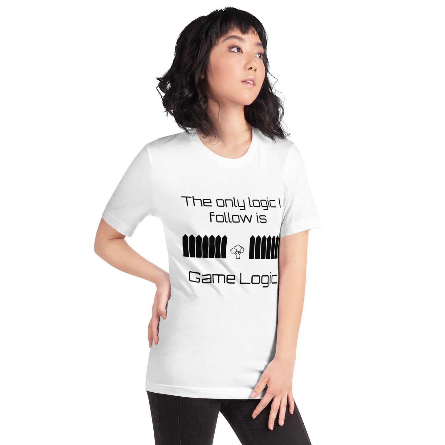 Game Logic - Unisex White T-Shirt