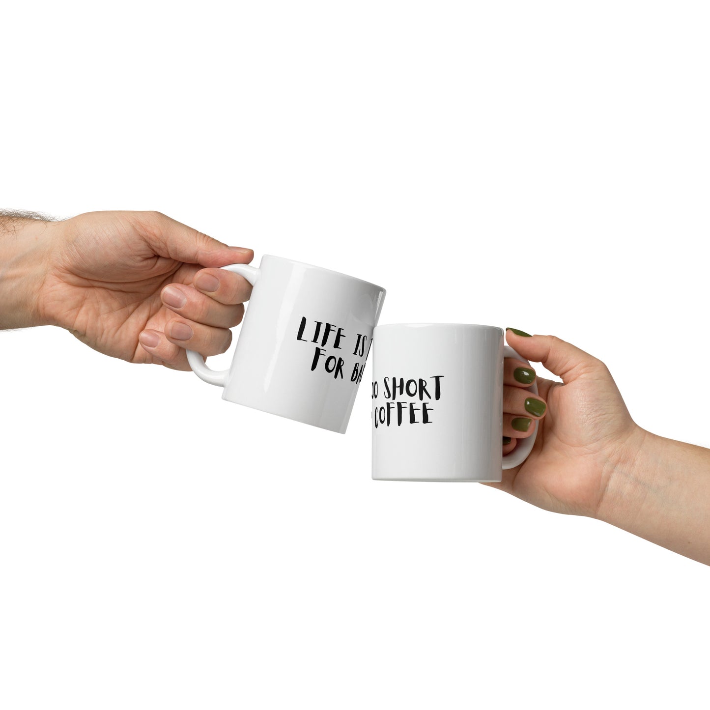 Bad Coffee - White glossy mug